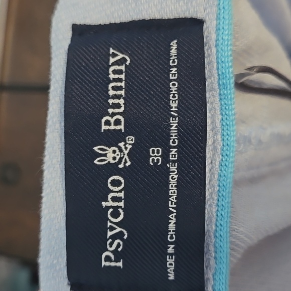 NWT PSYCHO BUNNY Mens Windcrest Linen Blend Drawstring Shorts Sz 38 - Picture 11 of 15